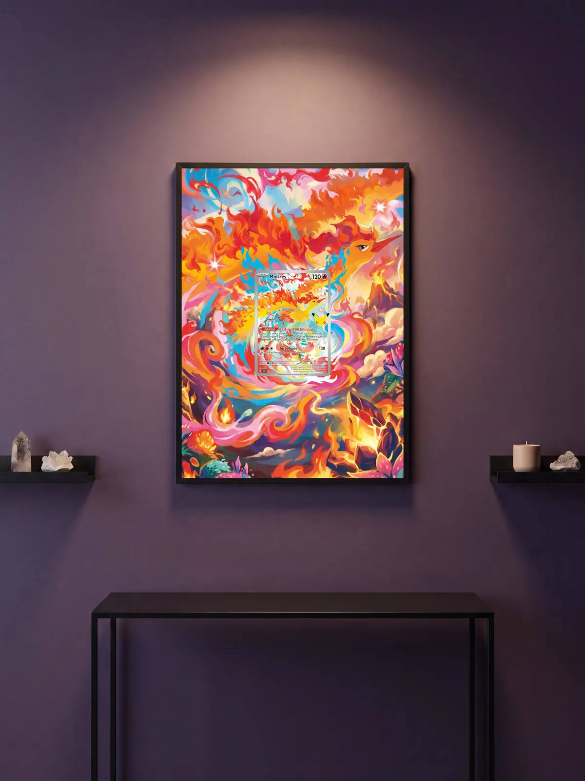 Extended art Moltres — 30th Anniversary · Frame | CaliffoCustomTCG