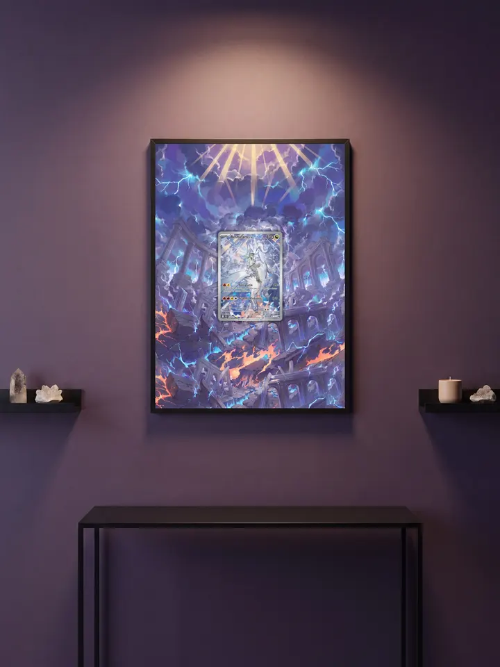 Extended art N's Reshiram — Journey Together · Frame | CaliffoCustomTCG