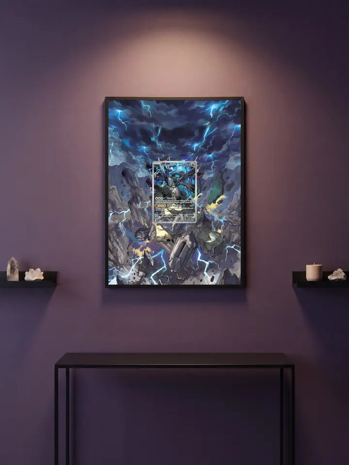 Extended art N's Zekrom — Mega Evolution Promos · Frame | CaliffoCustomTCG