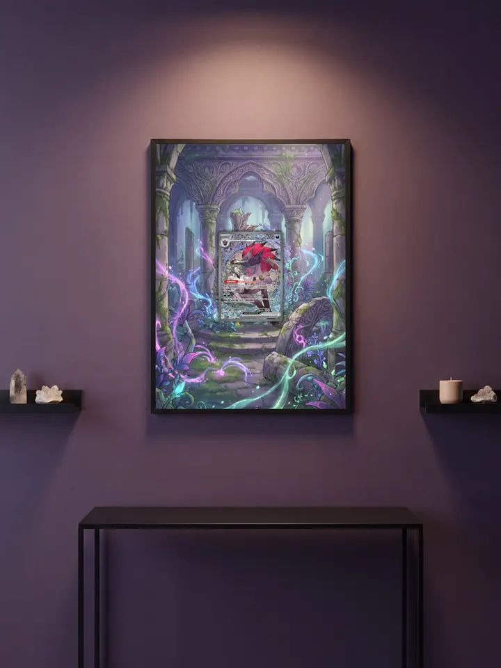 Extended art N's Zoroark — Ascended Heroes · Frame | CaliffoCustomTCG