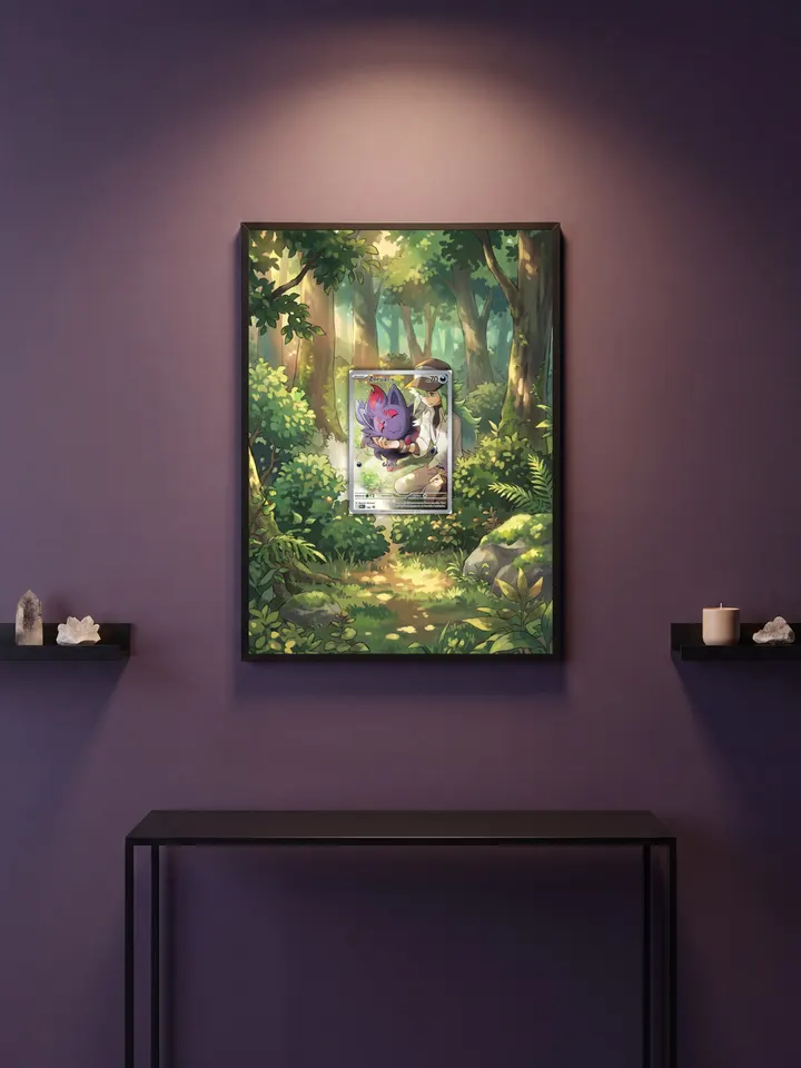 Extended art N's Zorua — Scarlet & Violet Promos · Frame | CaliffoCustomTCG