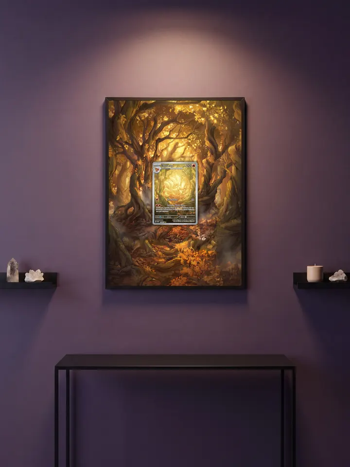 Extended art Ninetales — Obsidian Flames · Frame | CaliffoCustomTCG