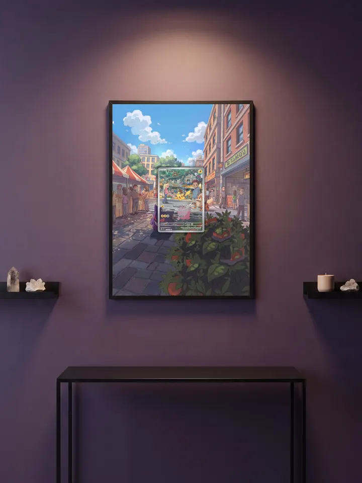 Extended art Pikachu — Pokemon 151 · Frame | CaliffoCustomTCG