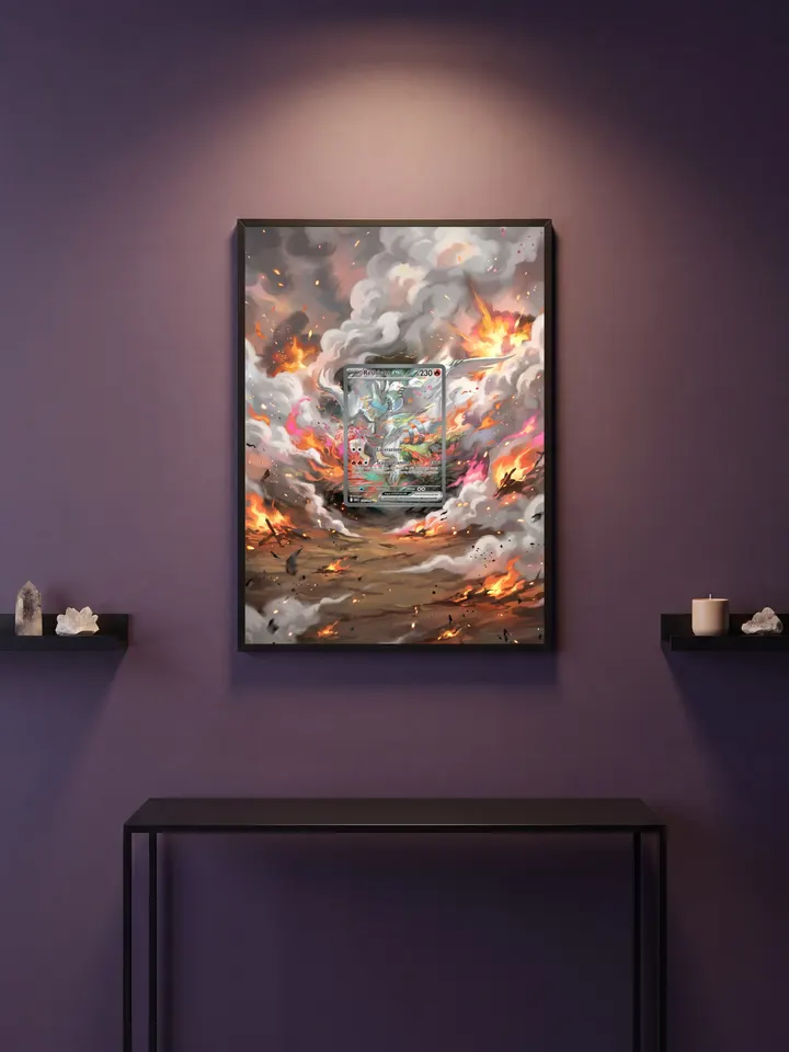 Extended art Reshiram — White Flare · Frame | CaliffoCustomTCG