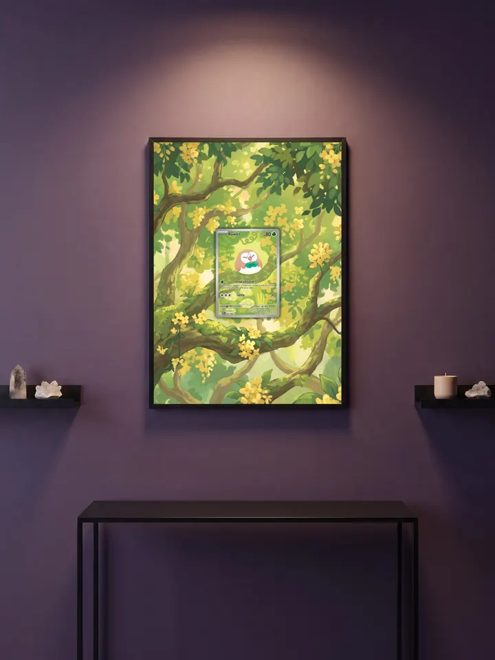 Extended art Rowlet — Perfect Order · Frame | CaliffoCustomTCG