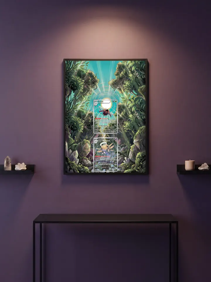 Extended art Shedinja & Ninjask — Mega Evolution · Frame | CaliffoCustomTCG