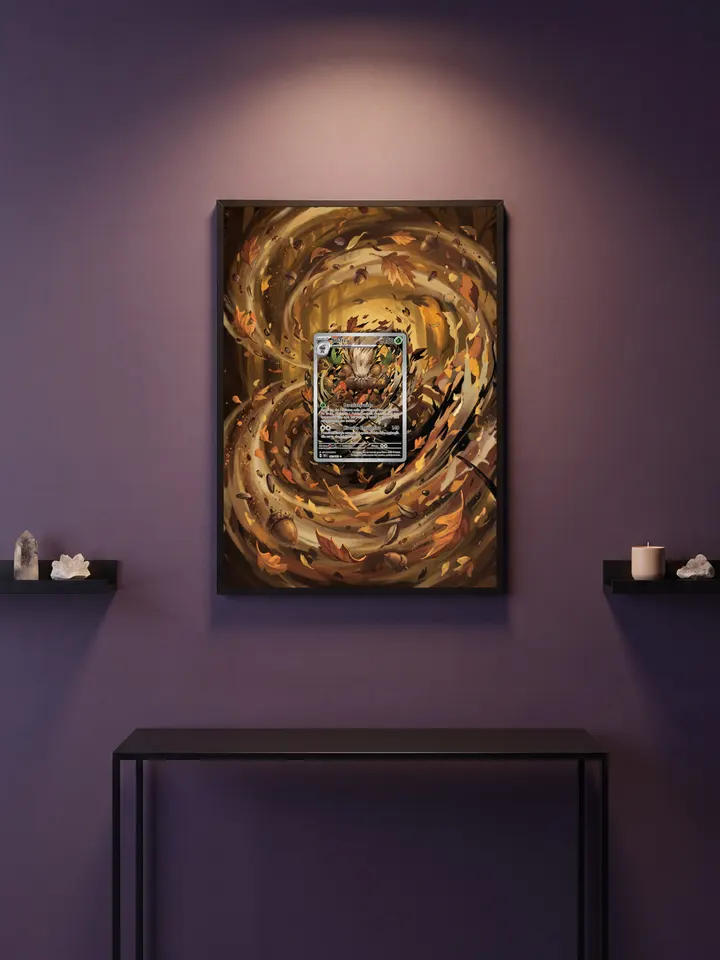 Extended art Shiftry — Temporal Forces · Frame | CaliffoCustomTCG