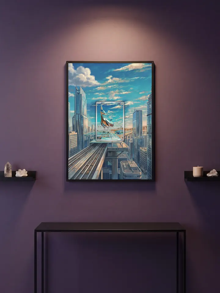 Extended art Skarmory — Surging Sparks · Frame | CaliffoCustomTCG