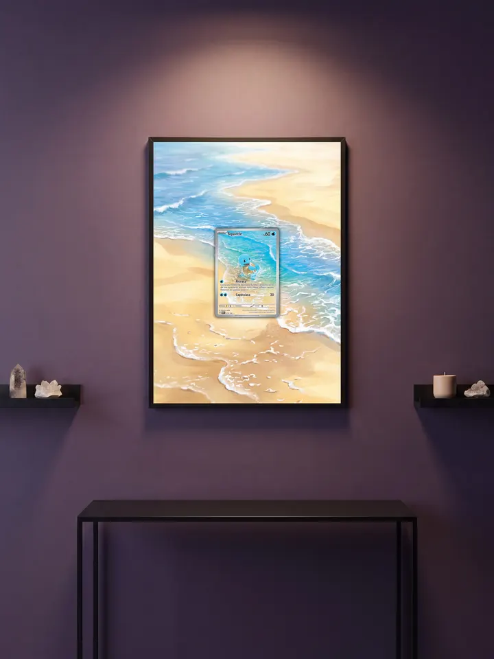 Extended art Squirtle — Pokemon 151 · Frame | CaliffoCustomTCG