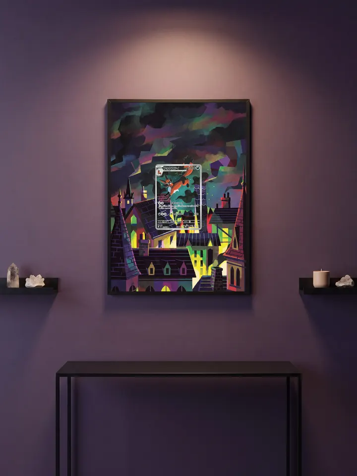Extended art Thievul — Pitch Black · Frame | CaliffoCustomTCG