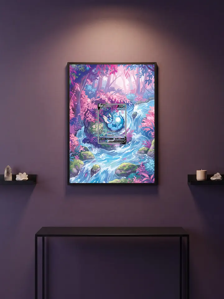 Extended art Vaporeon — Sword & Shield Promos · Frame | CaliffoCustomTCG