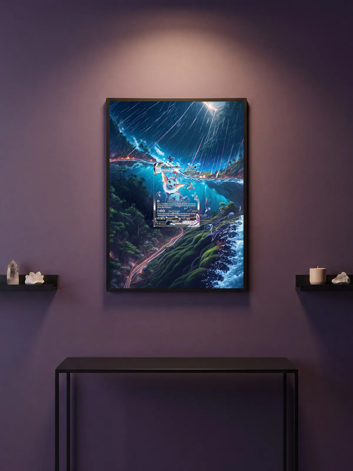 Extended art Vaporeon Vmax — Sword & Shield Promos · Frame | CaliffoCustomTCG
