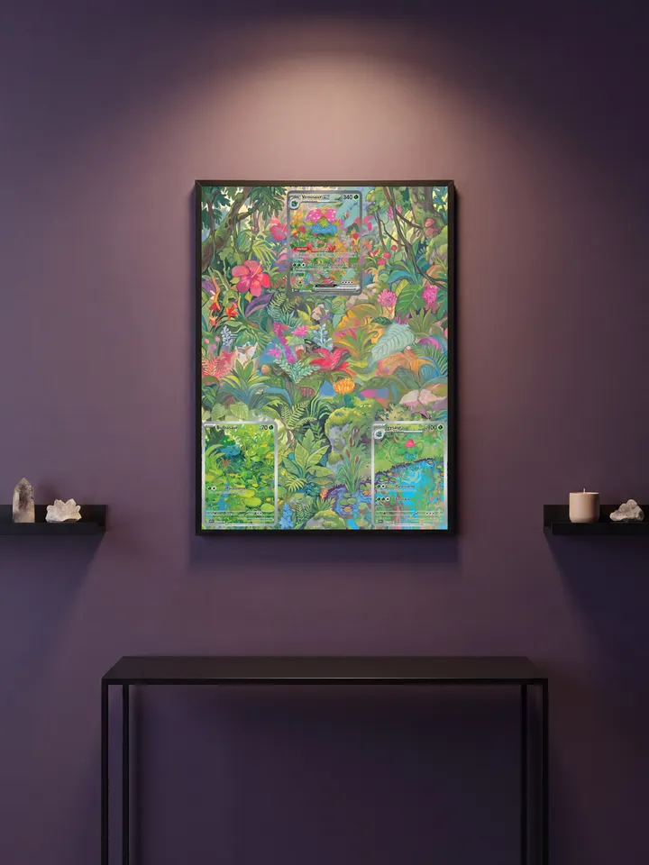 Extended art Venusaur Line — Pokemon 151 · Frame | CaliffoCustomTCG