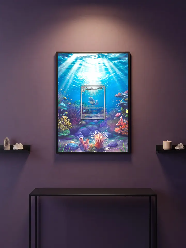 Extended art Wartortle — Pokemon 151 · Frame | CaliffoCustomTCG