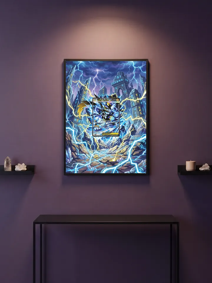 Extended art Zeraora — Pitch Black · Frame | CaliffoCustomTCG