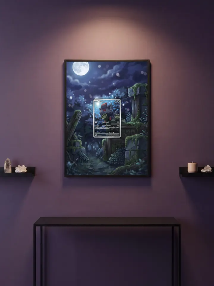 Extended art Zorua — Shrouded Fable · Frame | CaliffoCustomTCG