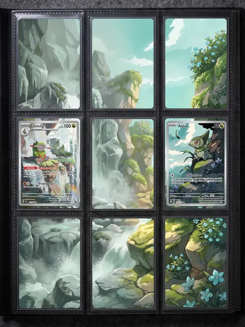 Extended art Axew & Fraxure — Black Bolt | CaliffoCustomTCG