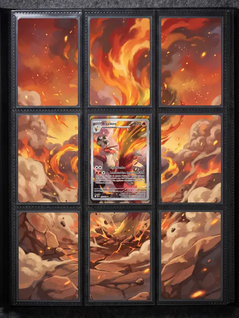 Extended art Blaziken — Destined Rivals | CaliffoCustomTCG