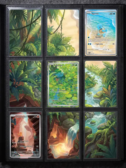 Extended art Kanto Starters — Pokemon 151 | CaliffoCustomTCG