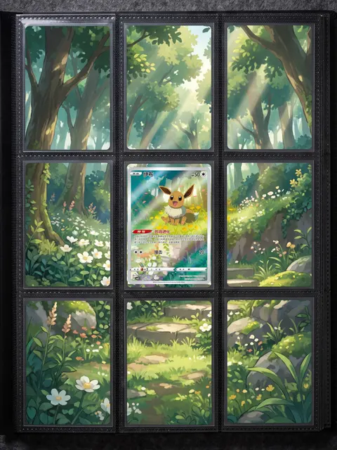 Extended art Eevee — Gem Pack | CaliffoCustomTCG