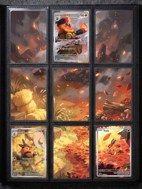 Extended art Emboar Line — White Flare | CaliffoCustomTCG