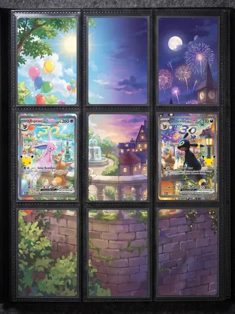 Extended art Espeon & Umbreon — Mega Evolution Promos | CaliffoCustomTCG