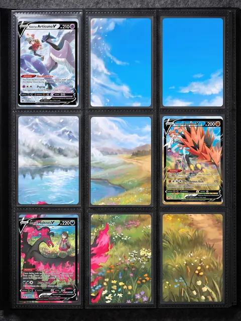 Extended art Galarian Birds — Astral Radiance | CaliffoCustomTCG