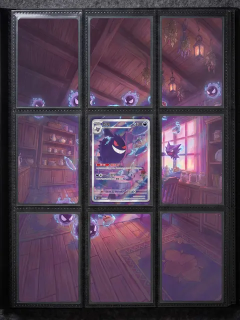Extended art Gengar — Gem Pack | CaliffoCustomTCG