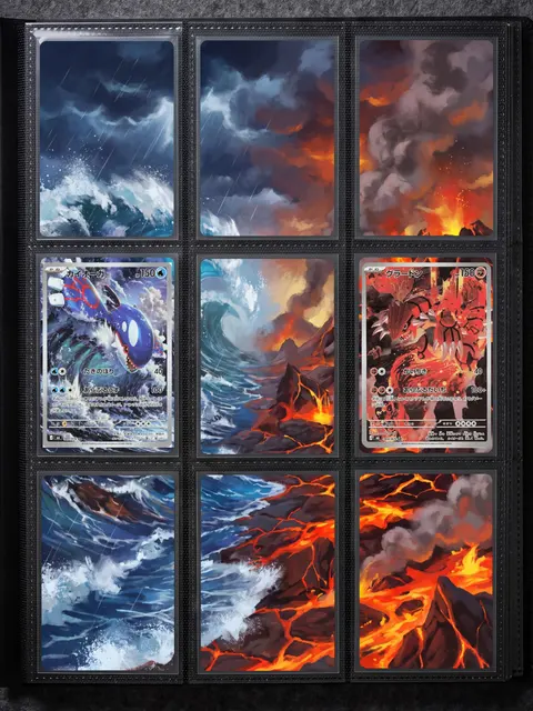 Extended art Kyogre & Groudon — Storm Emerald | CaliffoCustomTCG