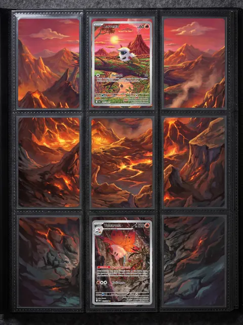 Extended art Larvesta & Volcarona — Black Bolt | CaliffoCustomTCG