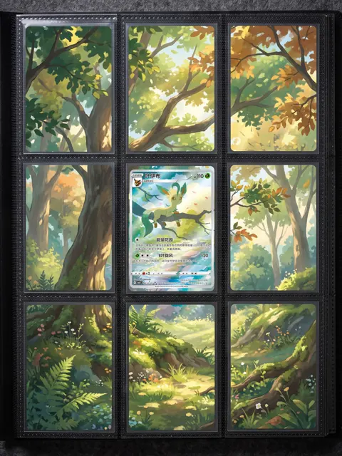 Extended art Leafeon — Gem Pack | CaliffoCustomTCG