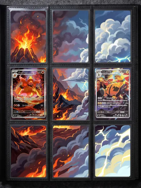 Extended art Magmortar & Electivire — Storm Emerald | CaliffoCustomTCG