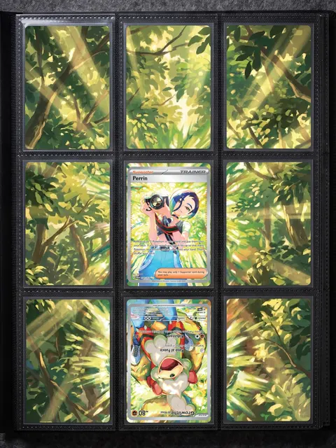 Extended art Perrin & Growlithe — Twilight Masquerade | CaliffoCustomTCG