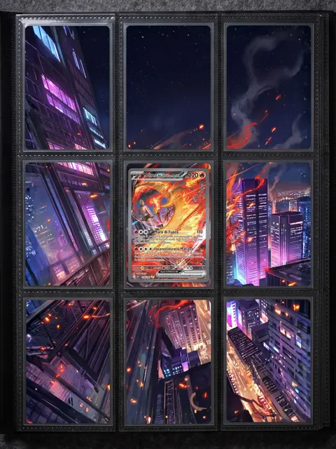 Extended art Moltres — Destined Rivals | CaliffoCustomTCG