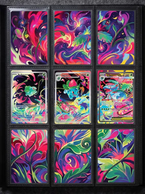 Extended art Venusaur Line — Mega Evolution | CaliffoCustomTCG